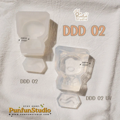 DDD 02 Cat Mold / 3D Mold / Silicone Mold