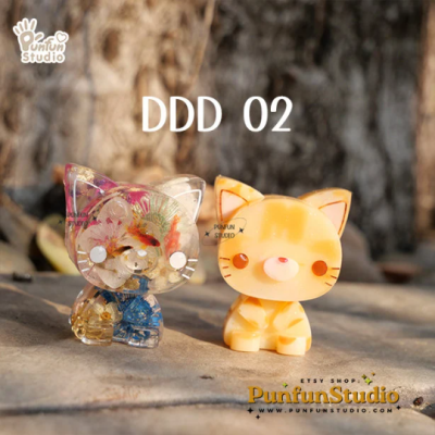 DDD 02 Cat Mold / 3D Mold / Silicone Mold