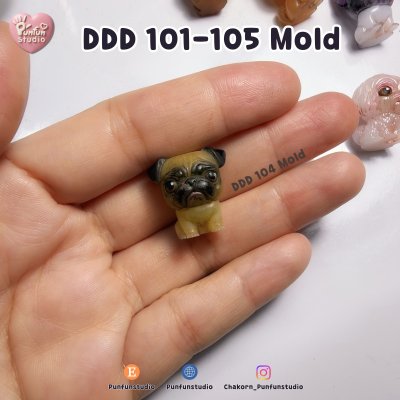 DDD 101-105 Tiny 3D Molds / UV Resin