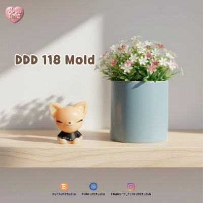 DDD 111-118 Tiny 3D Molds / SK Animal / UV Resin