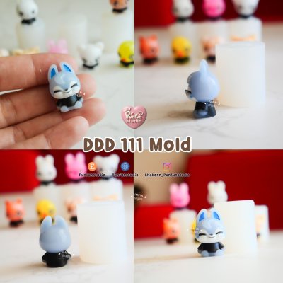 DDD 111-118 Tiny 3D Molds / SK Animal / UV Resin