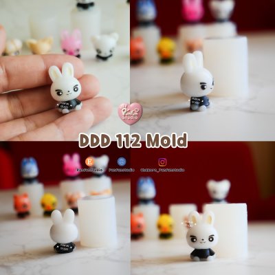 DDD 111-118 Tiny 3D Molds / SK Animal / UV Resin