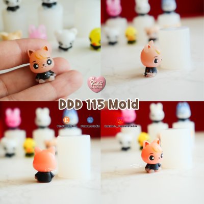 DDD 111-118 Tiny 3D Molds / SK Animal / UV Resin