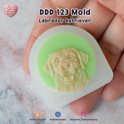 DDD 121-136 Dog Breed Mold / Pet Dog Head Resin / High-relief / Hi-detail / Epoxy Resin, Chocolate, fondant, Soap