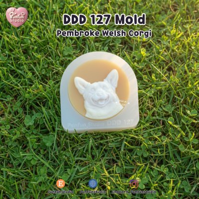 DDD 121-136 Dog Breed Mold / Pet Dog Head Resin / High-relief / Hi-detail / Epoxy Resin, Chocolate, fondant, Soap