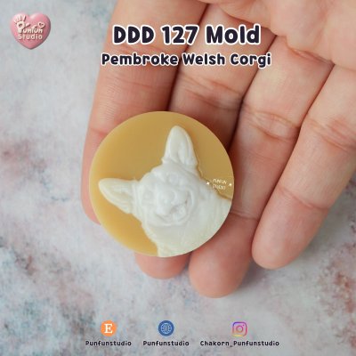 DDD 121-136 Dog Breed Mold / Pet Dog Head Resin / High-relief / Hi-detail / Epoxy Resin, Chocolate, fondant, Soap