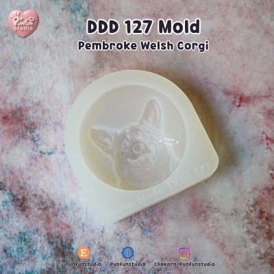 DDD 121-136 Dog Breed Mold / Pet Dog Head Resin / High-relief / Hi-detail / Epoxy Resin, Chocolate, fondant, Soap
