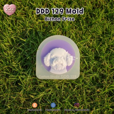 DDD 121-136 Dog Breed Mold / Pet Dog Head Resin / High-relief / Hi-detail / Epoxy Resin, Chocolate, fondant, Soap