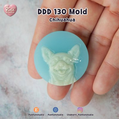 DDD 121-136 Dog Breed Mold / Pet Dog Head Resin / High-relief / Hi-detail / Epoxy Resin, Chocolate, fondant, Soap