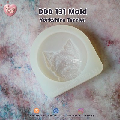 DDD 121-136 Dog Breed Mold / Pet Dog Head Resin / High-relief / Hi-detail / Epoxy Resin, Chocolate, fondant, Soap