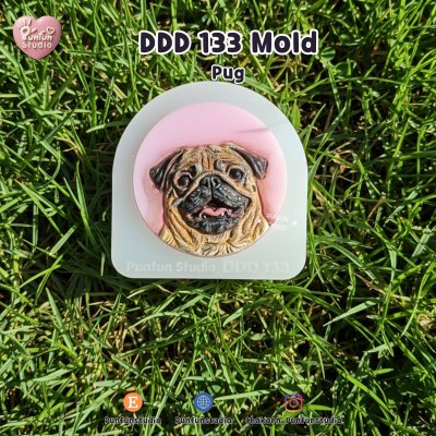 DDD 121-136 Dog Breed Mold / Pet Dog Head Resin / High-relief / Hi-detail / Epoxy Resin, Chocolate, fondant, Soap