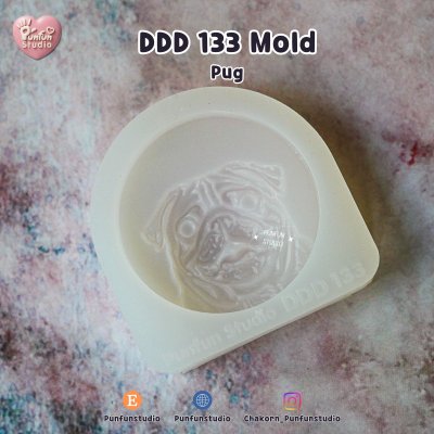 DDD 121-136 Dog Breed Mold / Pet Dog Head Resin / High-relief / Hi-detail / Epoxy Resin, Chocolate, fondant, Soap