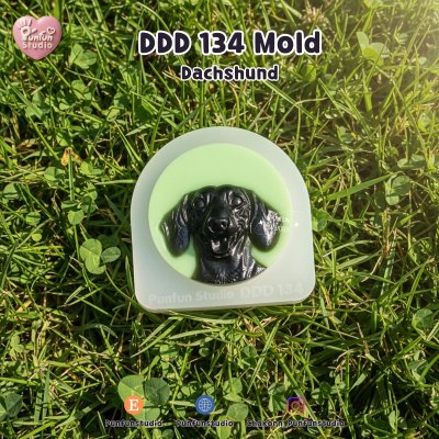 DDD 121-136 Dog Breed Mold / Pet Dog Head Resin / High-relief / Hi-detail / Epoxy Resin, Chocolate, fondant, Soap