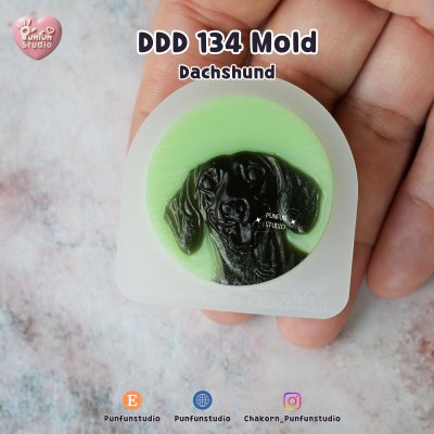 DDD 121-136 Dog Breed Mold / Pet Dog Head Resin / High-relief / Hi-detail / Epoxy Resin, Chocolate, fondant, Soap