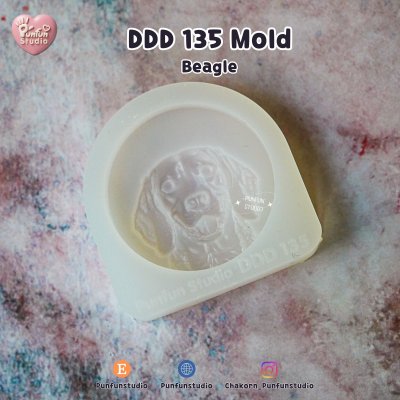 DDD 121-136 Dog Breed Mold / Pet Dog Head Resin / High-relief / Hi-detail / Epoxy Resin, Chocolate, fondant, Soap