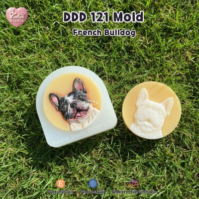 DDD 121-136 Dog Breed Mold / Pet Dog Head Resin / High-relief / Hi-detail / Epoxy Resin, Chocolate, fondant, Soap