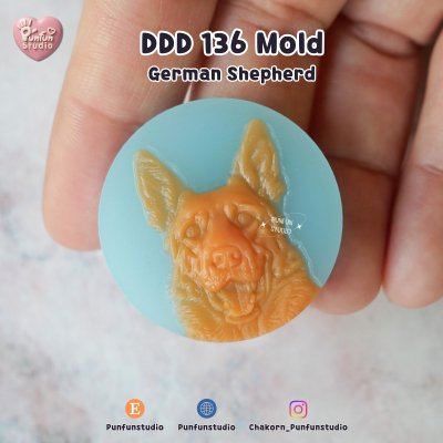 DDD 121-136 Dog Breed Mold / Pet Dog Head Resin / High-relief / Hi-detail / Epoxy Resin, Chocolate, fondant, Soap