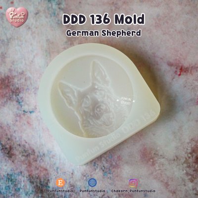 DDD 121-136 Dog Breed Mold / Pet Dog Head Resin / High-relief / Hi-detail / Epoxy Resin, Chocolate, fondant, Soap