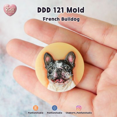 DDD 121-136 Dog Breed Mold / Pet Dog Head Resin / High-relief / Hi-detail / Epoxy Resin, Chocolate, fondant, Soap