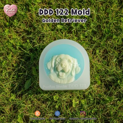 DDD 121-136 Dog Breed Mold / Pet Dog Head Resin / High-relief / Hi-detail / Epoxy Resin, Chocolate, fondant, Soap