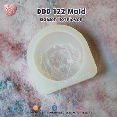 DDD 121-136 Dog Breed Mold / Pet Dog Head Resin / High-relief / Hi-detail / Epoxy Resin, Chocolate, fondant, Soap