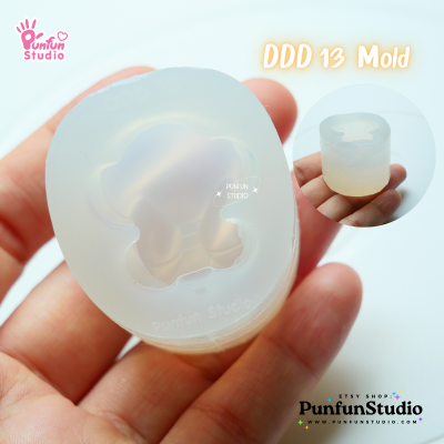 DDD 13-16 Mold & Resin / Crouching Pokemold / 3D Mold