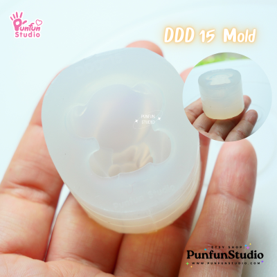 DDD 13-16 Mold & Resin / Crouching Pokemold / 3D Mold