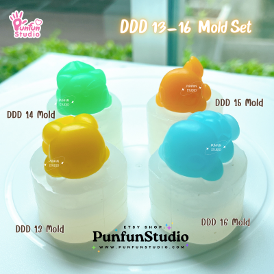 DDD 13-16 Mold & Resin / Crouching Pokemold / 3D Mold