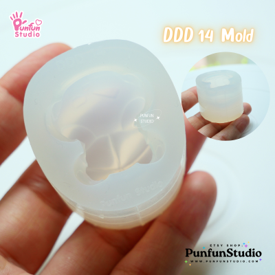 DDD 13-16 Mold & Resin / Crouching Pokemold / 3D Mold