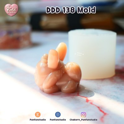 DDD 138 Crouching Eev Mold / Pokemold / 3D Mold