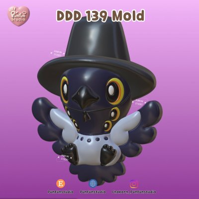 DDD 88-90, 139-140 / Kpop Hunter / High-relief / Hi-detail / Epoxy Resin, Chocolate, fondant, Jelly Mold