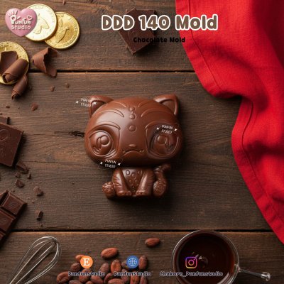 DDD 88-90, 139-140 / Kpop Hunter / High-relief / Hi-detail / Epoxy Resin, Chocolate, fondant, Jelly Mold