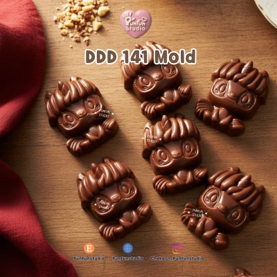 DDD 141-146 Pony Molds / High-relief / Hi-detail / Epoxy Resin, Chocolate, fondant, Jelly Mold