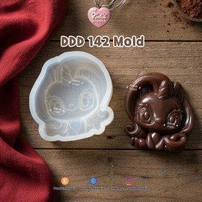 DDD 141-146 Pony Molds / High-relief / Hi-detail / Epoxy Resin, Chocolate, fondant, Jelly Mold