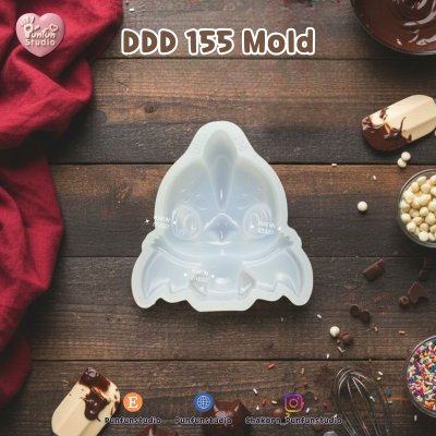 DDD 151-156 Dino Mold Set / Cute Dinosaur / High-relief / Epoxy Resin, Chocolate, fondant, Jelly Mold