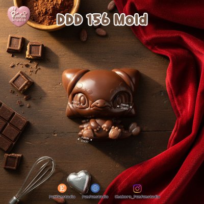 DDD 151-156 Dino Mold Set / Cute Dinosaur / High-relief / Epoxy Resin, Chocolate, fondant, Jelly Mold