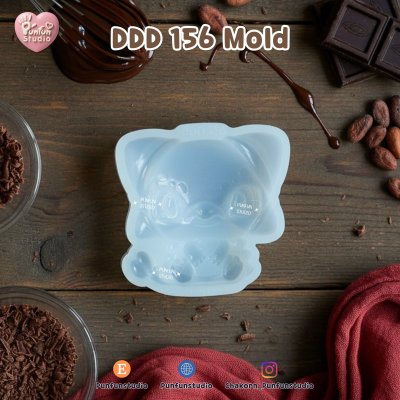 DDD 151-156 Dino Mold Set / Cute Dinosaur / High-relief / Epoxy Resin, Chocolate, fondant, Jelly Mold
