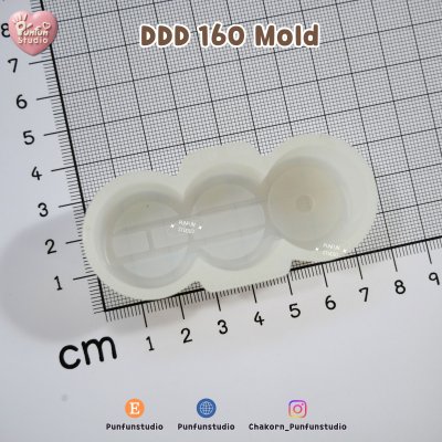 DDD 159-160 Mold / K-POP Mold / 3D Mold / Epoxy Resin, Chocolate, fondant, Jelly, Plaster Mold