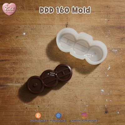 DDD 159-160 Mold / K-POP Mold / 3D Mold / Epoxy Resin, Chocolate, fondant, Jelly, Plaster Mold