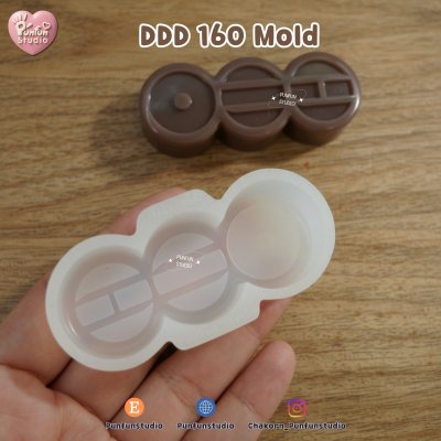DDD 159-160 Mold / K-POP Mold / 3D Mold / Epoxy Resin, Chocolate, fondant, Jelly, Plaster Mold