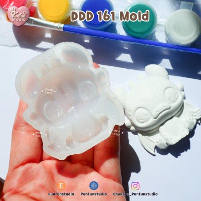 DDD 161-162 Mold / Toothless / Stitch  / 3D Mold / Epoxy Resin, Chocolate, fondant, Jelly, Plaster Mold