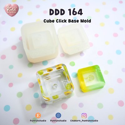 DDD 163-164 Click Base Mold / 2-pieces / Round Base / Square Base