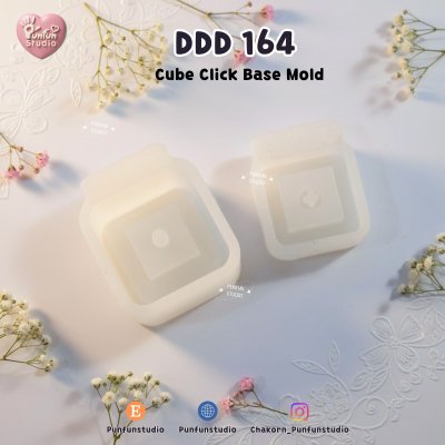DDD 163-164 Click Base Mold / 2-pieces / Round Base / Square Base