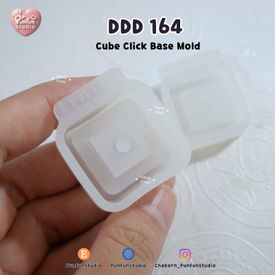 DDD 163-164 Click Base Mold / 2-pieces / Round Base / Square Base