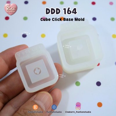 DDD 163-164 Click Base Mold / 2-pieces / Round Base / Square Base