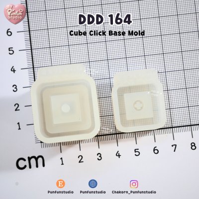 DDD 163-164 Click Base Mold / 2-pieces / Round Base / Square Base