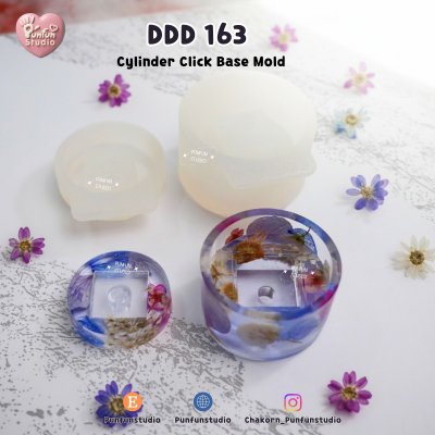 DDD 163-164 Click Base Mold / 2-pieces / Round Base / Square Base