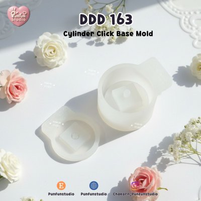 DDD 163-164 Click Base Mold / 2-pieces / Round Base / Square Base