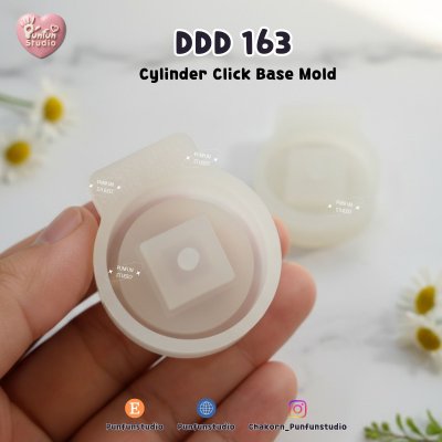 DDD 163-164 Click Base Mold / 2-pieces / Round Base / Square Base
