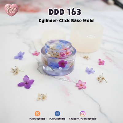 DDD 163-164 Click Base Mold / 2-pieces / Round Base / Square Base